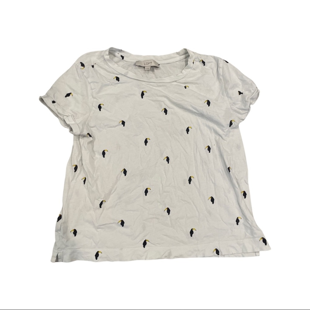 LOFT toucan shirt